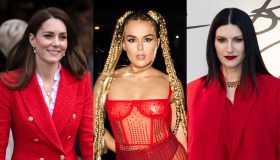 Da Kate Middleton a Laura Pausini, i look rossi più belli e irriverenti del 2022