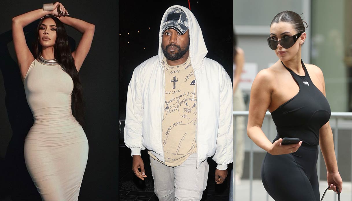Kim Kardashian, Kanye West e Bianca Censori