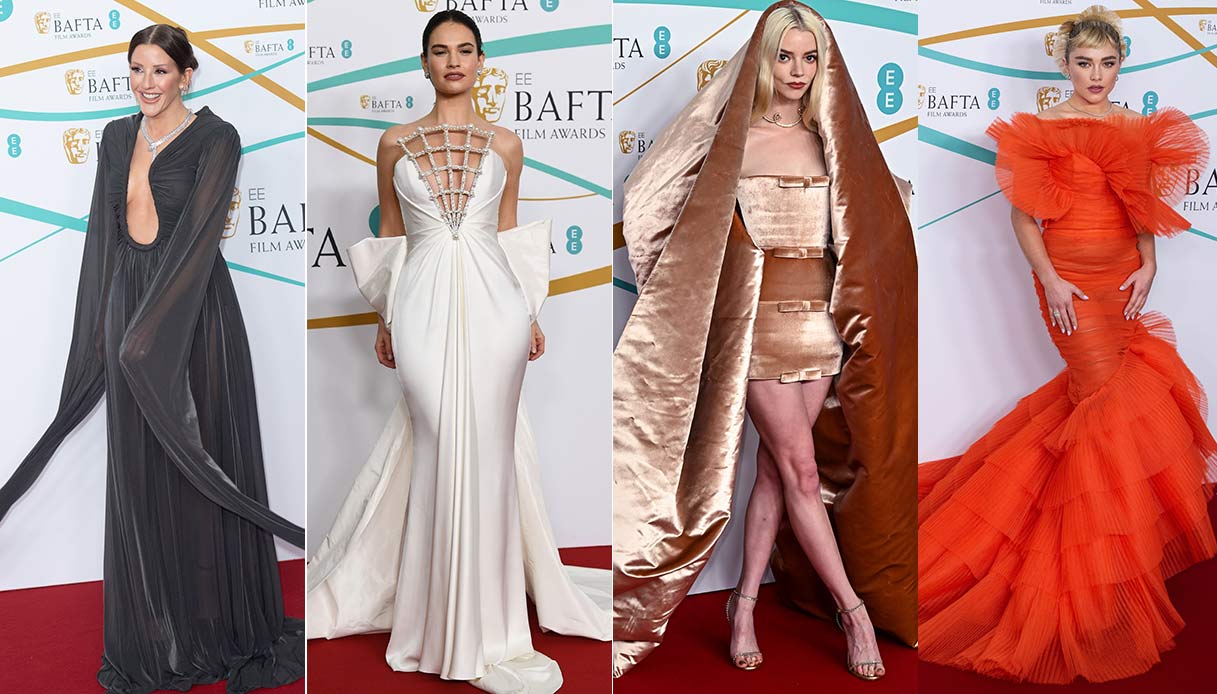 BAFTA 2023, i look più belli (e qualche scivolone) sul red carpet