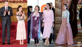 Letizia di Spagna, i look rosa da copiare. O evitare