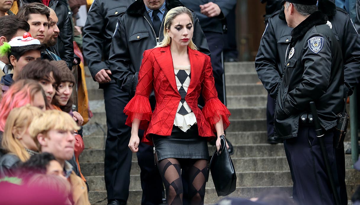 Lady Gaga nei panni di Harley Quinn in “Joker: Folie à Deux”