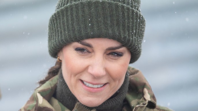 Kate Middleton diventa colonnello e indossa la tuta mimetica