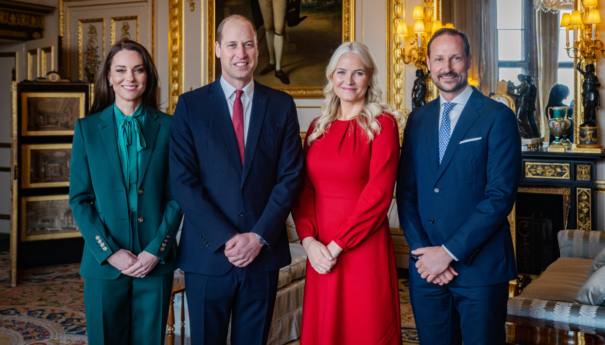 Kate Middleton William Mette-Marit di Norvegia Haakon di Norvegia