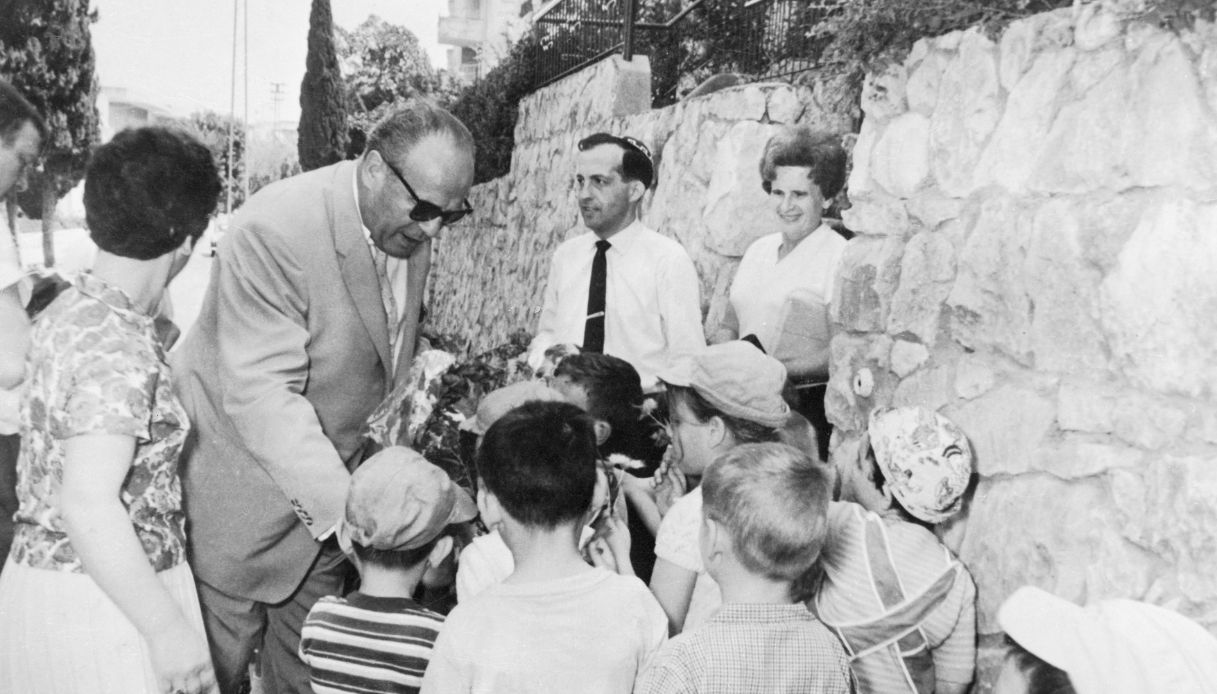 Oskar Schindler in visita a Israele