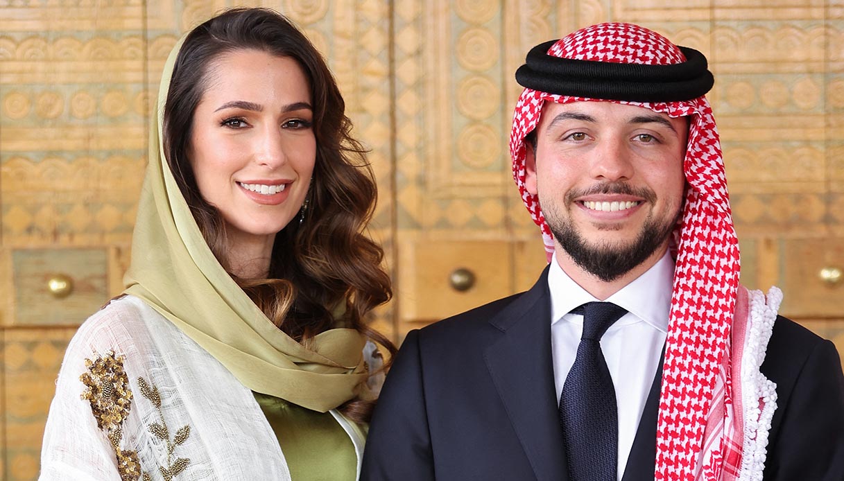 Rajwa Al Saif e il Principe Al-Hussein di Giordania