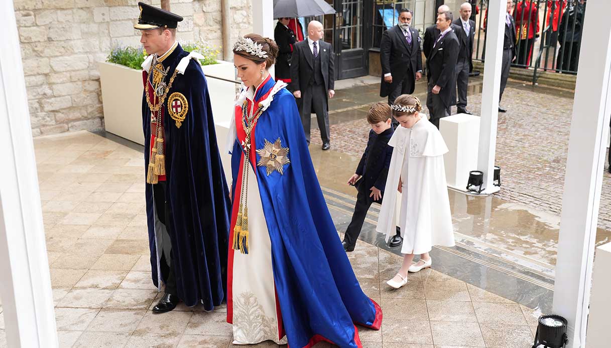 Kate Middleton e William all'Incoronazione di Re Carlo