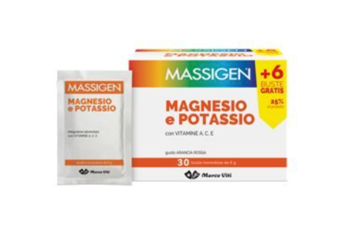 Massigen Magnesio e Potassio, disponibile presso Farmacia Eredi Marino Dr. Giovanni.