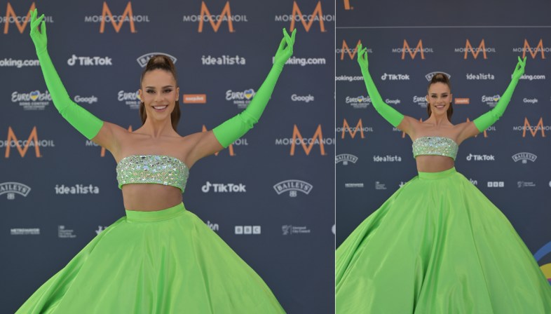 Blanka, i look della modella polacca riscaldano Eurovision