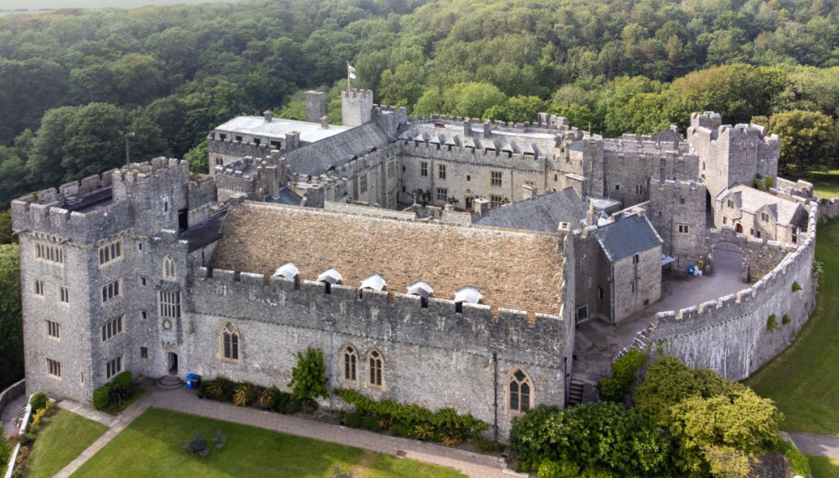 castello di St Donat's sede UWC Atlantic in Galles