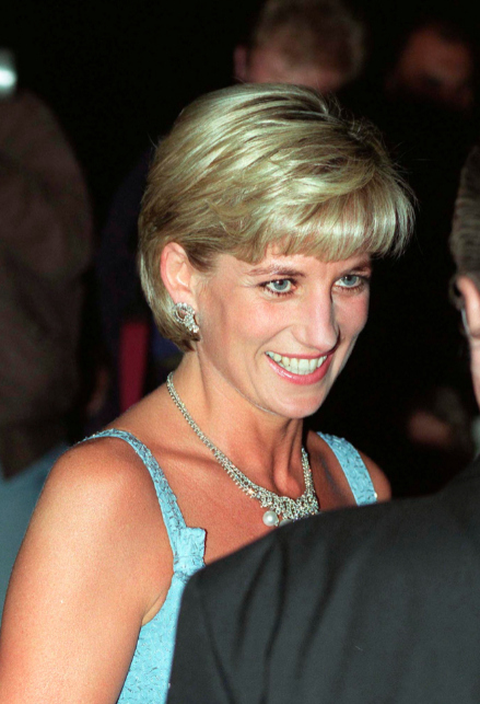 Lady Diana con la collana alla Royal Albert Hall