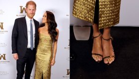 Meghan Markle, il look d’oro da 12mila dollari in dettaglio