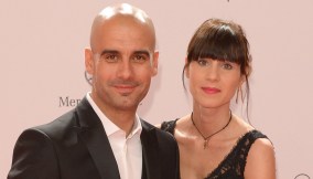 Pep Guardiola con la moglie Cristina Serra