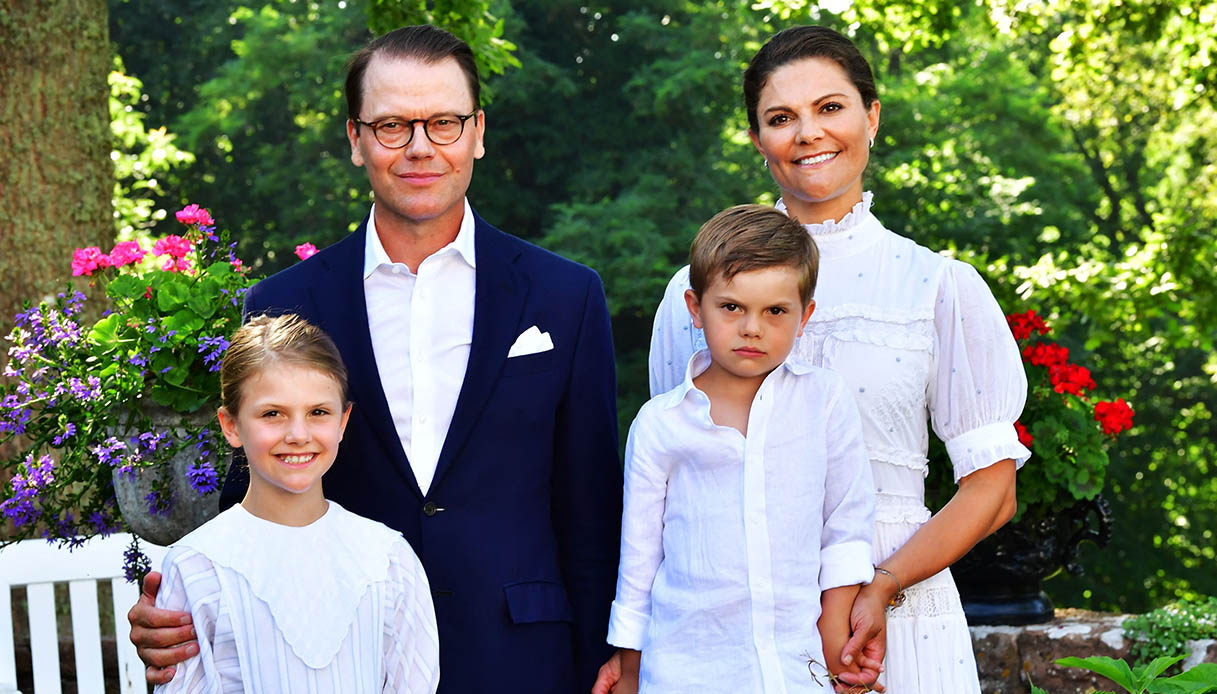 La famiglia di Vittoria di Svezia
