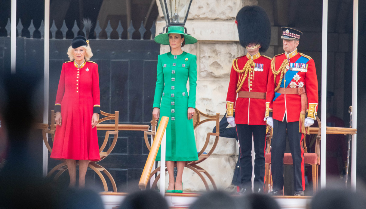 Kate Middleton Camilla Trooping the Colour