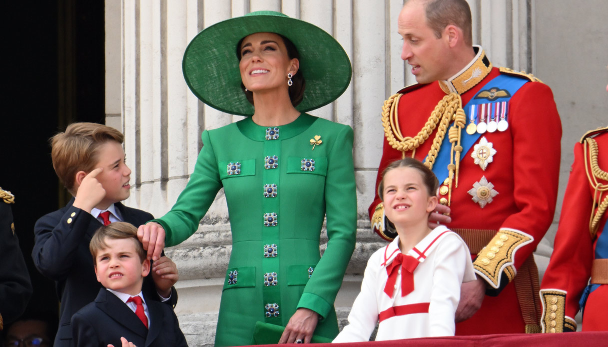 Kate Middleton William figli Trooping the Colour