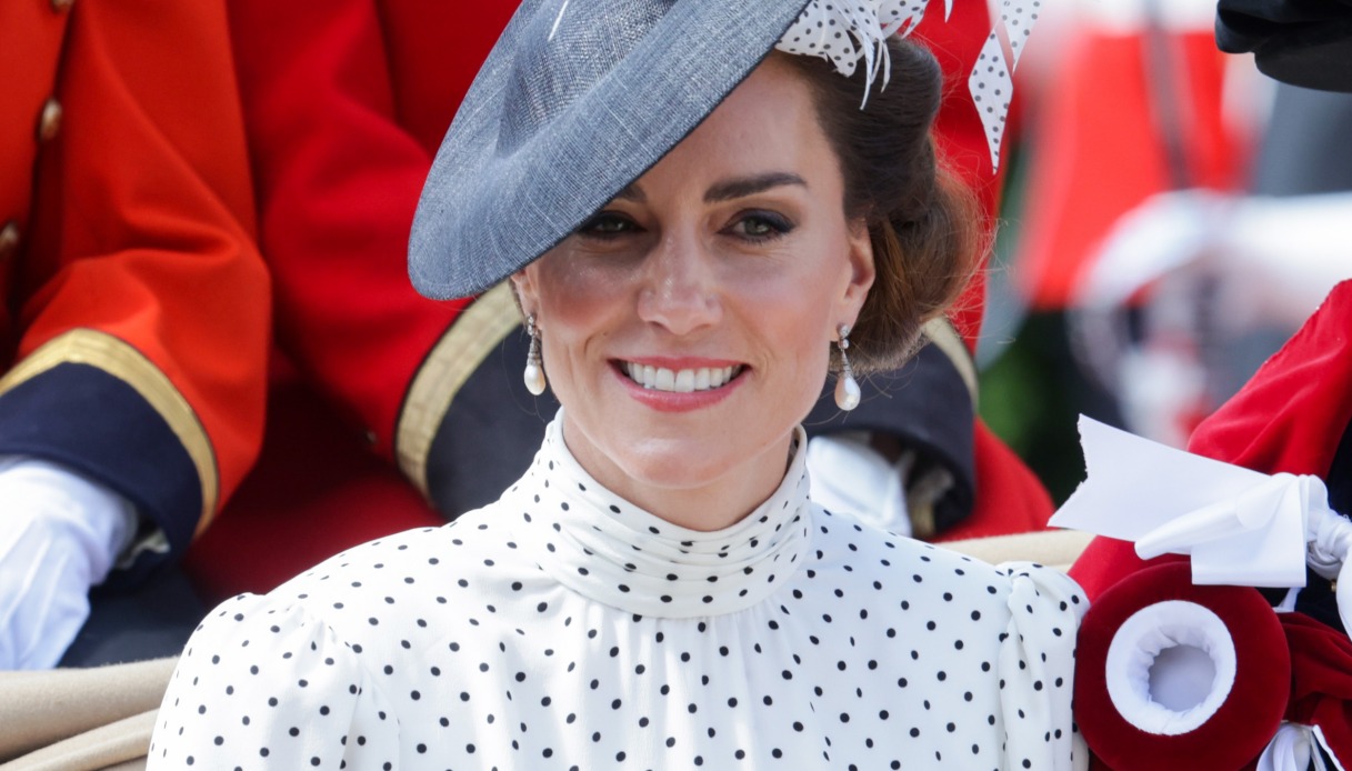 Kate Middleton al Garter Day come Lady Diana l'abito a pois è perfetto