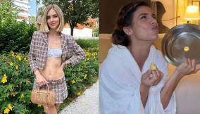 Chiara Ferragni ed Elisabetta Canalis su Instagram