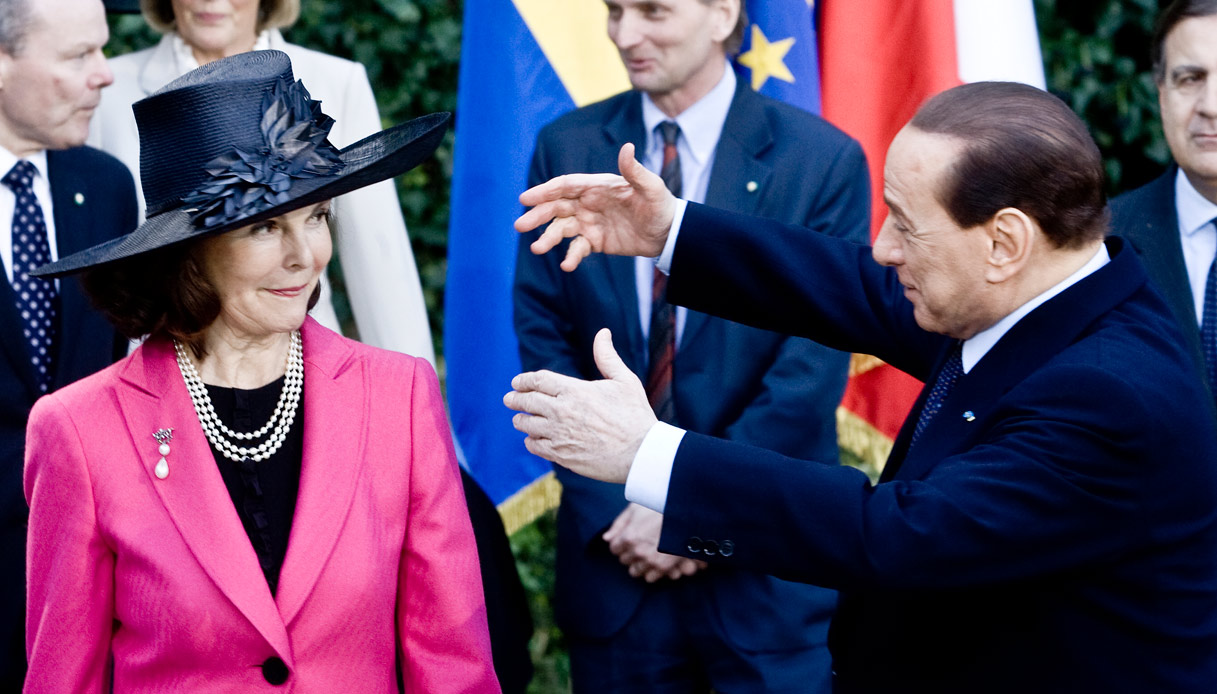 Silvio Berlusconi Silvia di Svezia