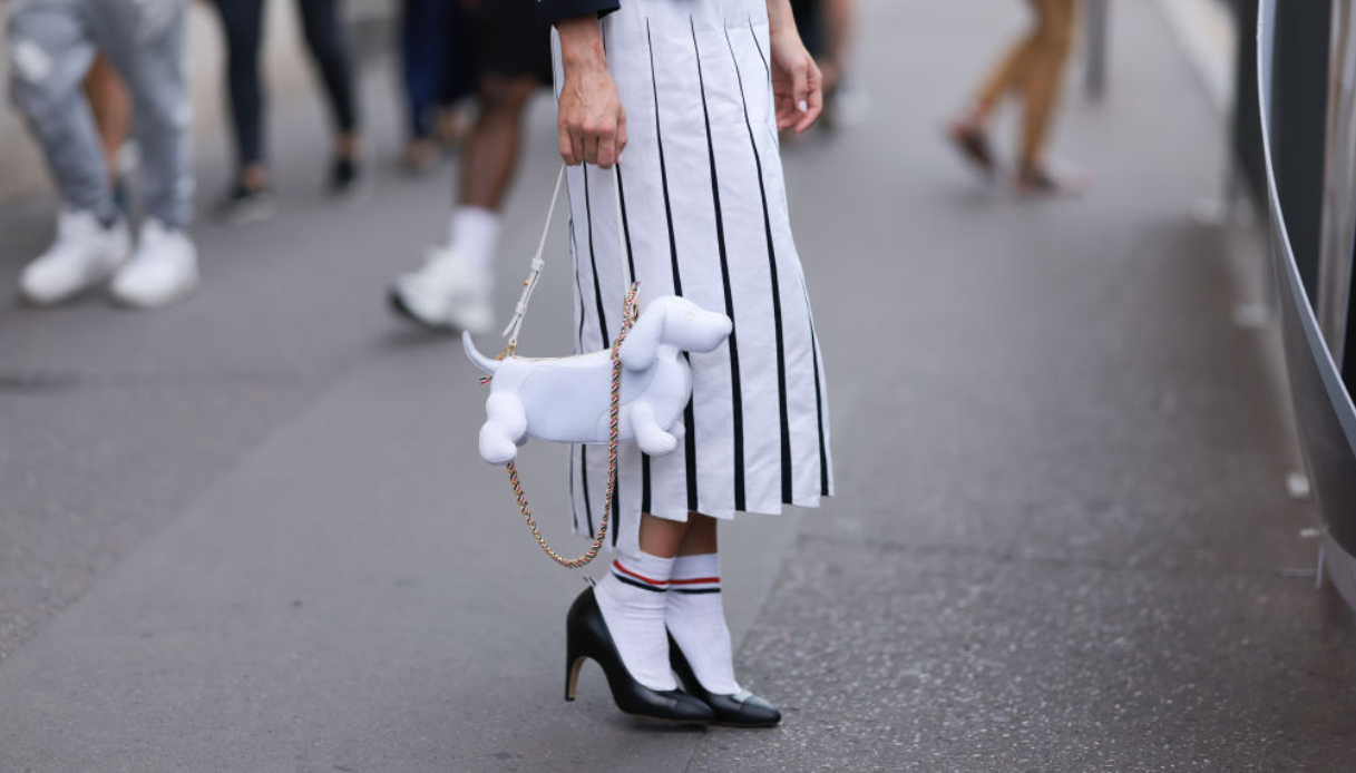 Scarpe eleganti con calzino haute couture Parigi