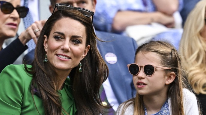 Kate Middleton, George e Charlotte nel Royal Box. Ma i bambini non sono ammessi