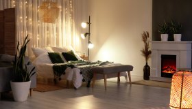 Come illuminare la camera da letto senza lampadario