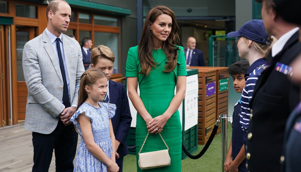 La principessa Kate e quell'abito verde smeraldo un po' stropicciato per la  finalissima di Wimbledon