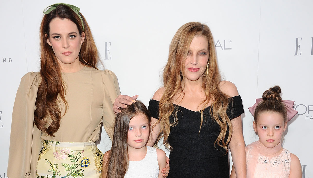 Lisa Marie Presley e le figlie, nel 2017