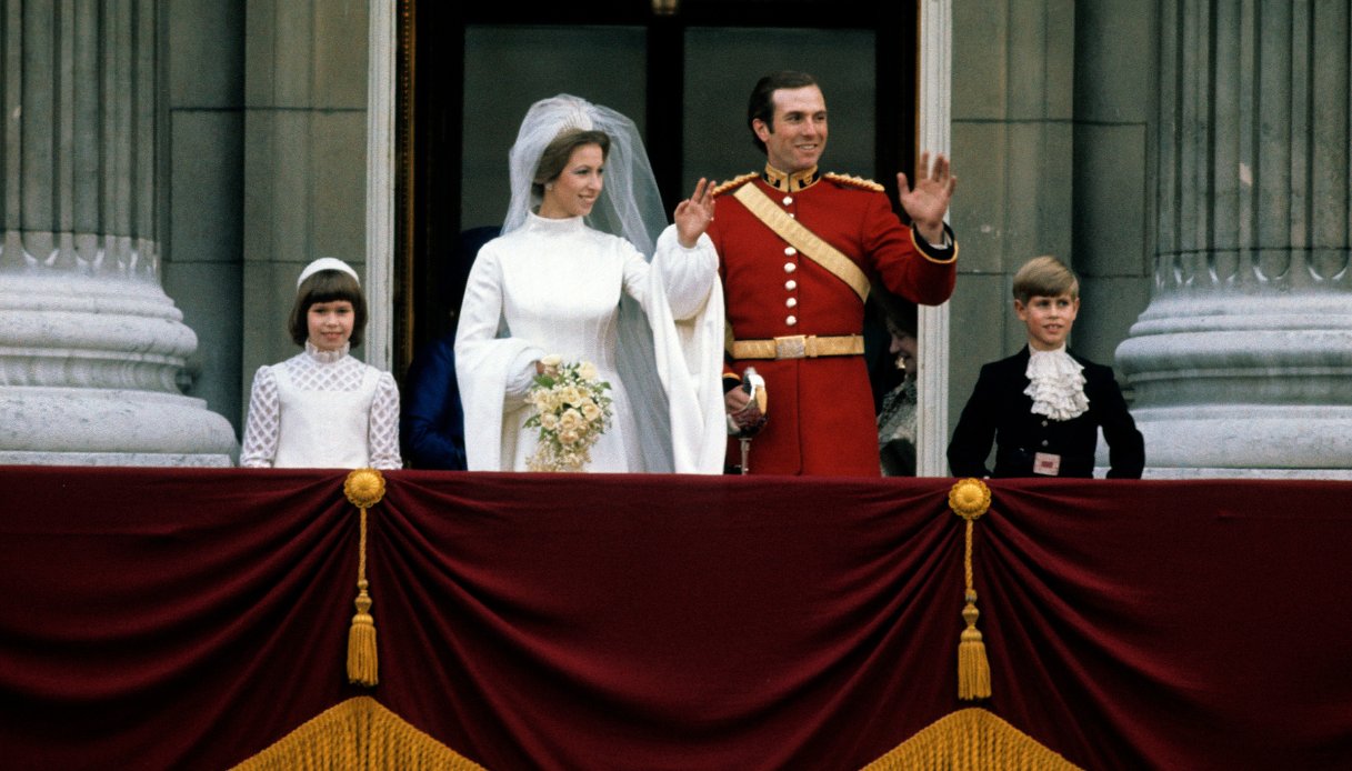 Il matrimonio della Principessa Anna e Mark Phillips