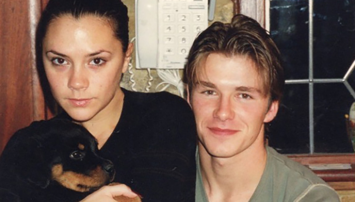 David and Victoria Beckham, photo 24 years ago for the anniversary – Delay