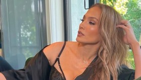 Jennifer Lopez in Italian lingerie on Instagram