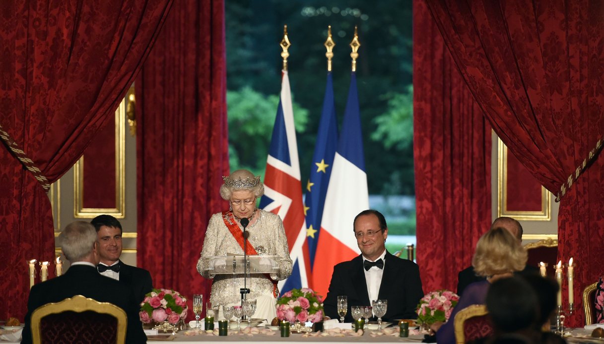 Elisabetta II a Parigi nel 2014