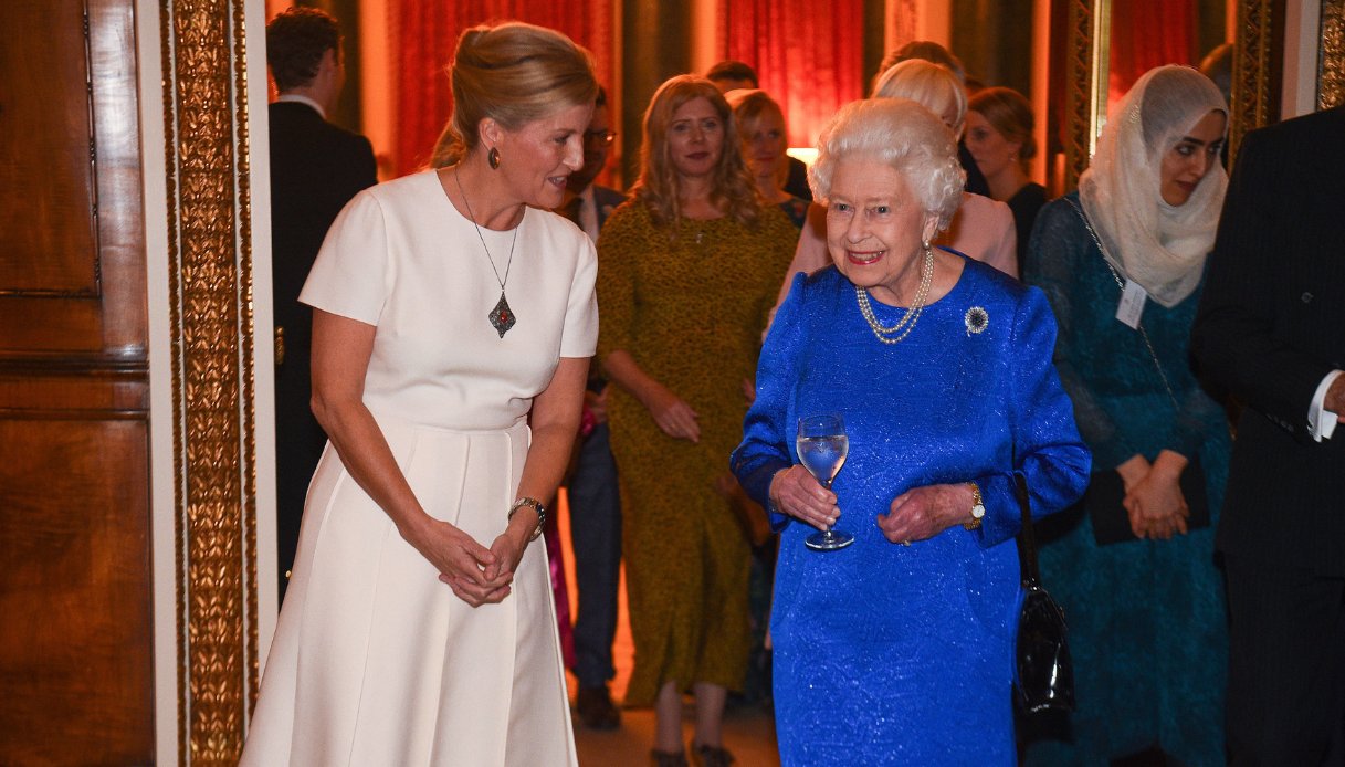Sophie con la suocera, Elisabetta II, ad un evento nel 2019