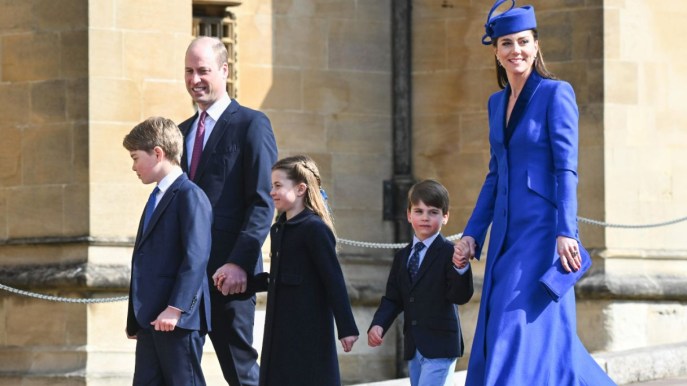 Perché Kate Middleton, il Principe William e i figli vestono sempre di blu
