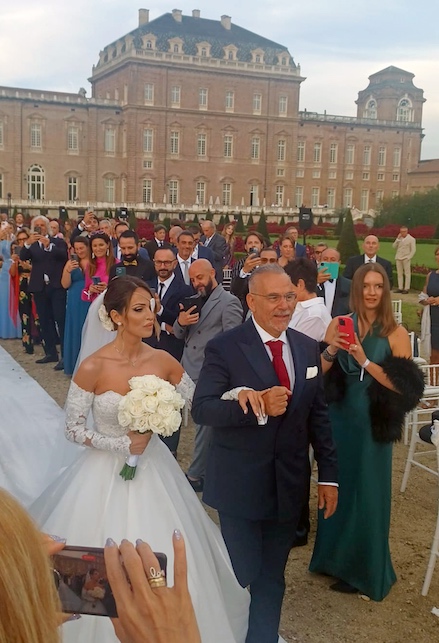 Gessica Notaro sposa con il papà