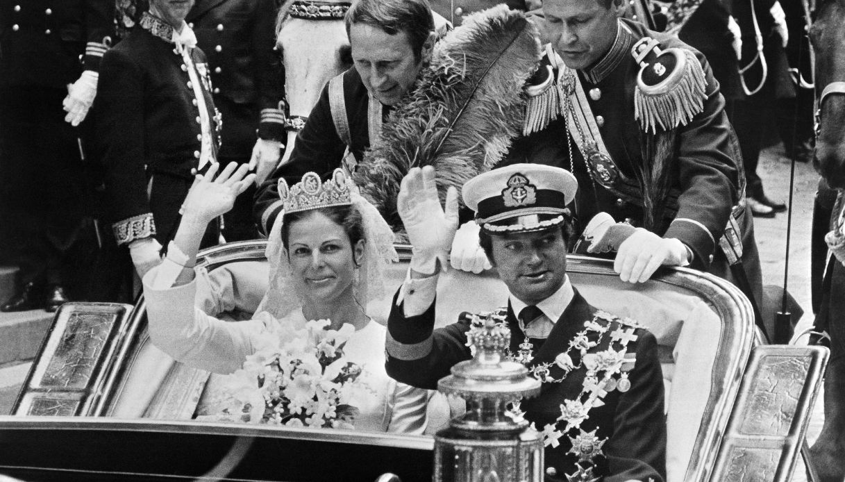 Il royal wedding di Silvia e Carlo Gustavo di Svezia
