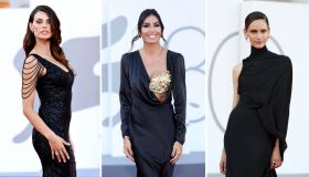 Festival di Venezia 2023, il trionfo del nero. Elisabetta Gregoraci domina il red carpet