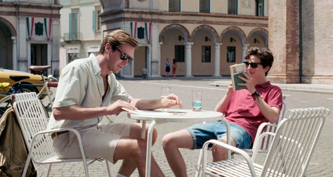 Armie Hammer e Timothée Chalamet in "Call Me By Your Name"