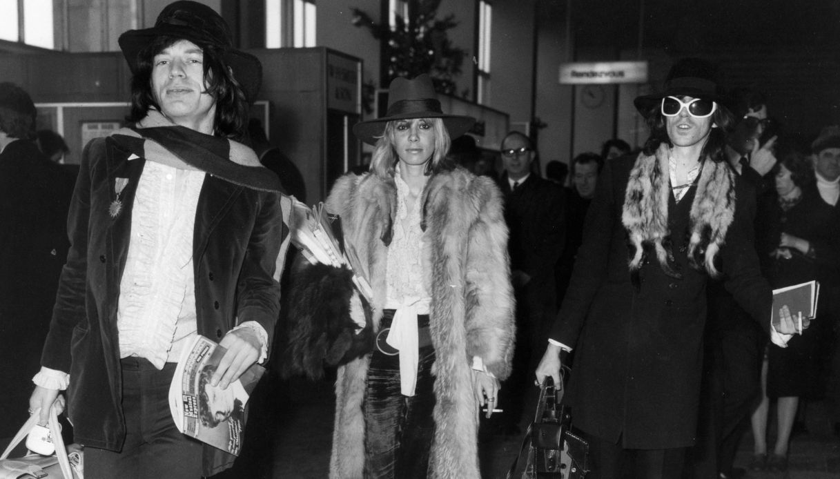 Mick Jagger Keith Richards Anita Pallenberg