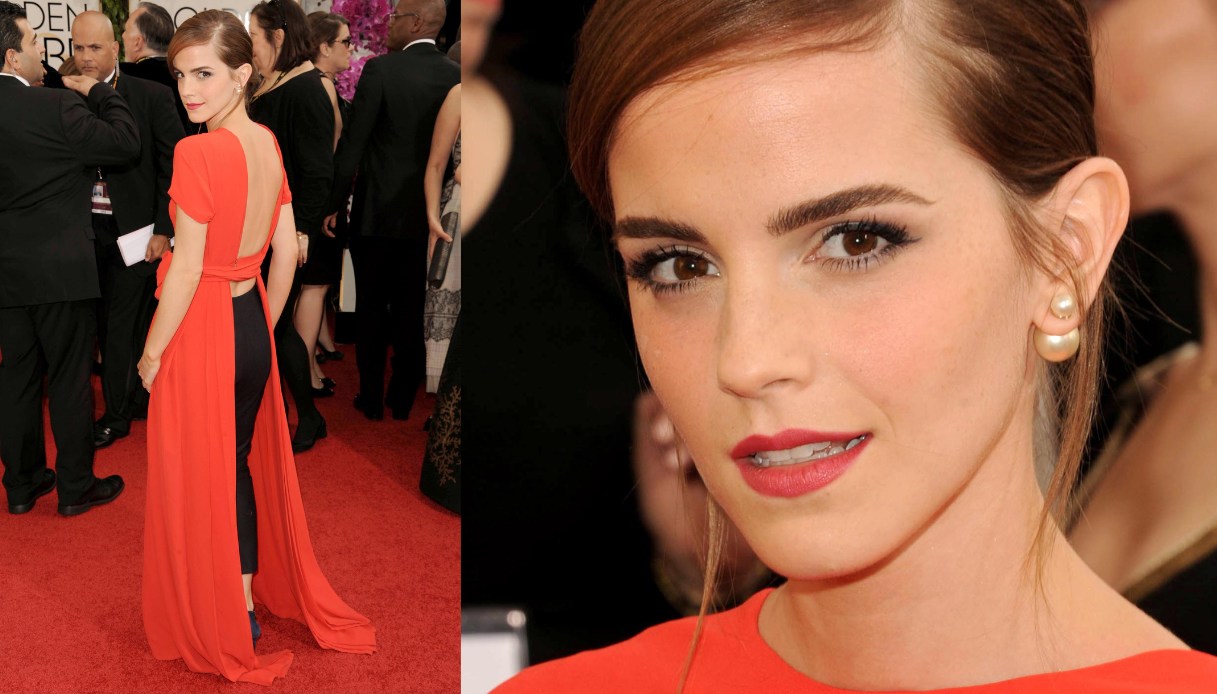 Emma watson hot sale vestito rosso