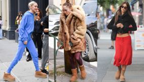 Gigi Hadid, Jennifer Lopez ed Emily Ratajkowski con gli Ugg