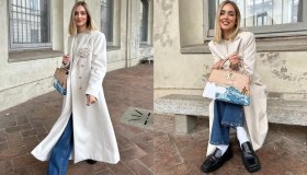 Il cappotto bianco di Chiara Ferragni: copia il look con proposte low cost