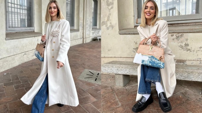 Il cappotto bianco di Chiara Ferragni: copia il look con proposte low cost
