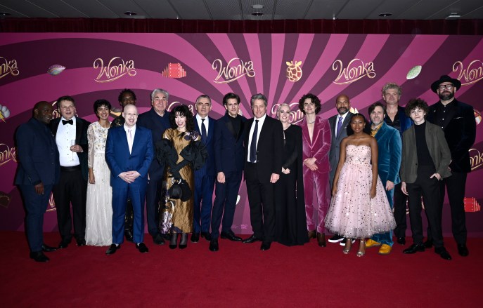 Il cast di "Wonka" a Londra
