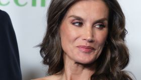 Letizia di Spagna, il tubino blu con spalle scoperte che piace a tutti