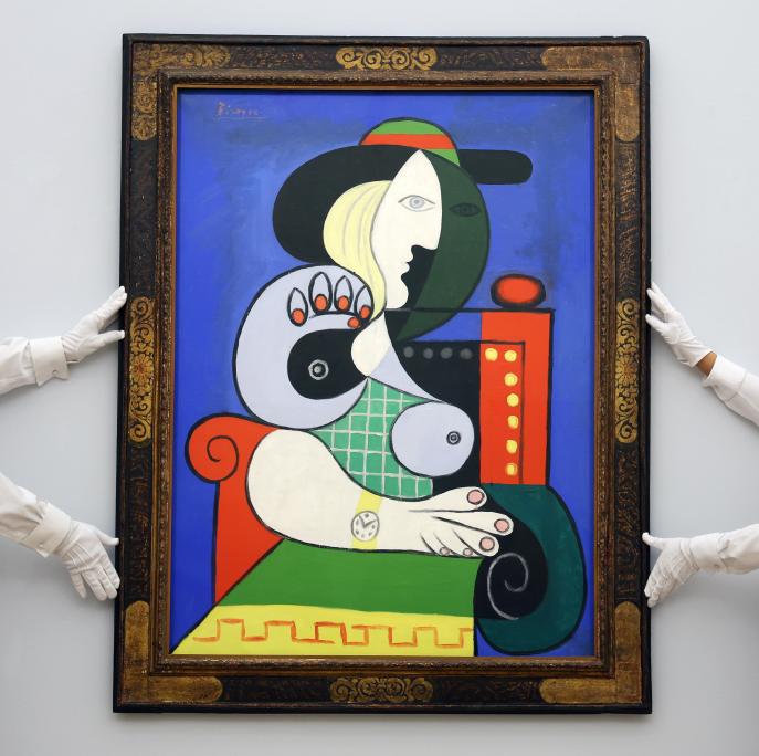 Pablo Picasso, "Donna con orologio"