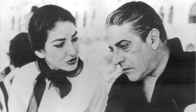 Maria Callas con l'allora compagno Aristotele Onassis