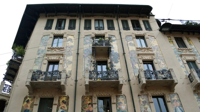 Casa Galimberti, il fascino del Liberty trionfa a Milano
