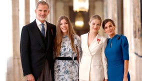 Famiglia Reale di Spagna, cartolina di Natale