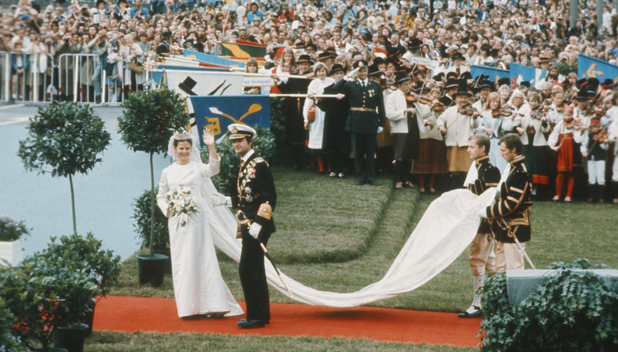 Le nozze del Re Carlo Gustavo di Svezia e Silvia Sommerlath 
