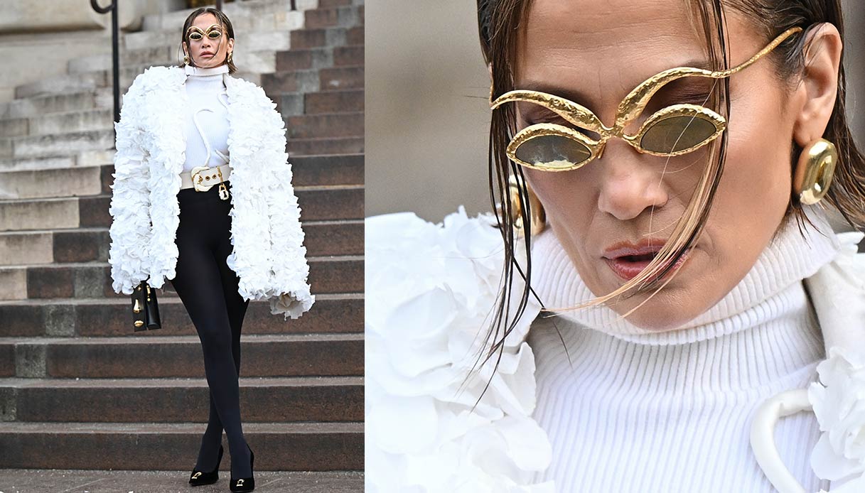Paris Fashion Week: Jennifer Lopez alla sfilata Schiaparelli